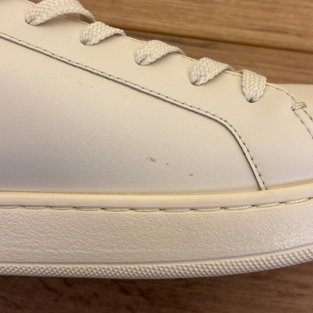 COACH Clip Low Top‎ Sneaker White Signature C Women Size 9.5 Casual Everyday - Picture 10 of 13
